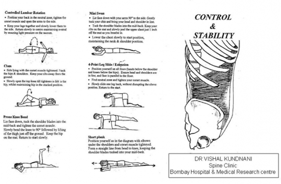 Spinal Trunk Control and Stability